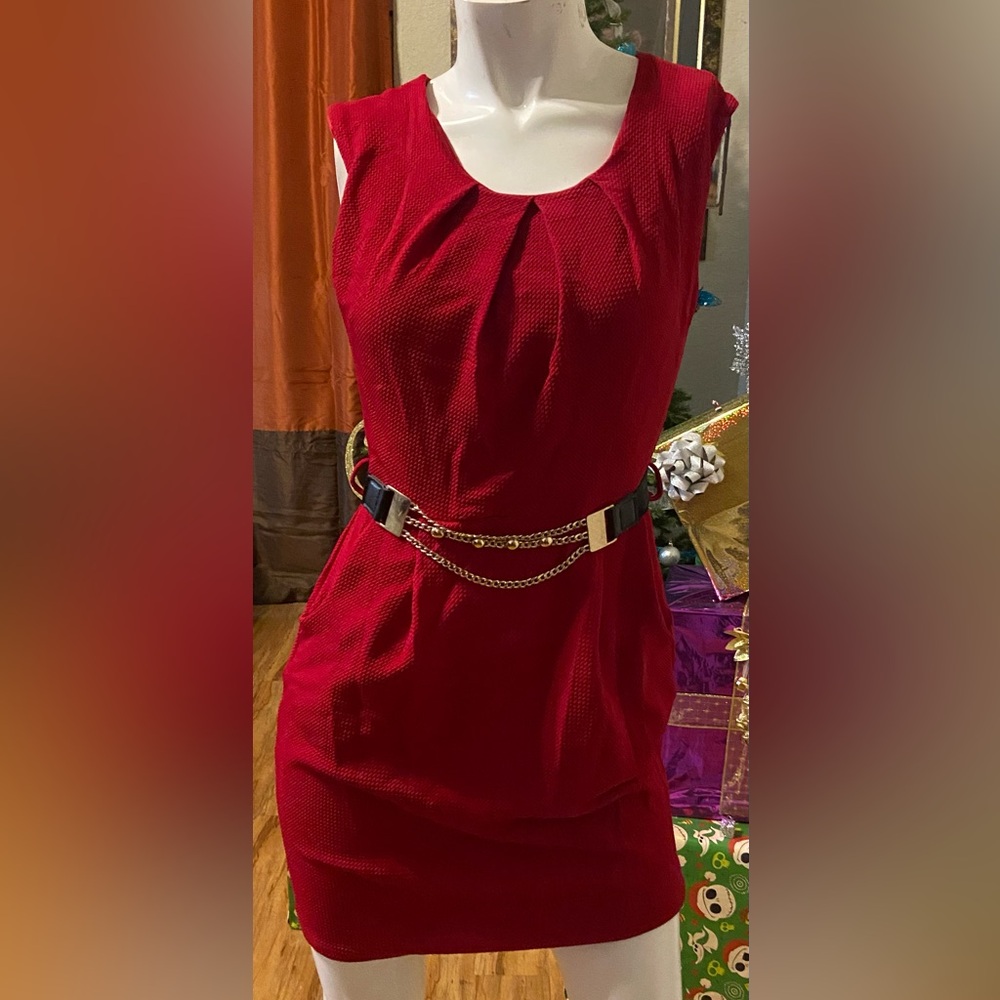 Red dress